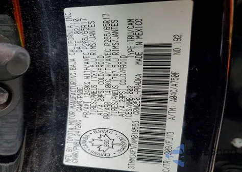 2010 Toyota Tacoma Double Cab Long Bed z USA, uszkodzony, nr VIN 3TMMU4FN7AM019563